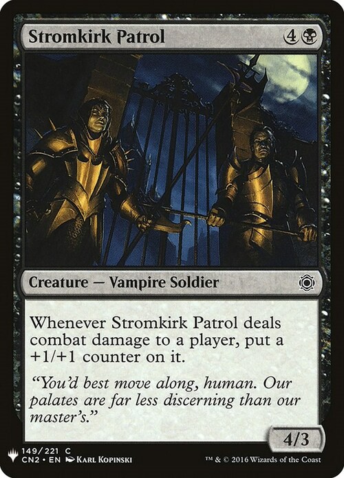 Stromkirk Patrol Card Front