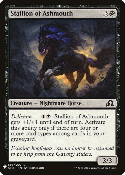 Stallion of Ashmouth Card Front