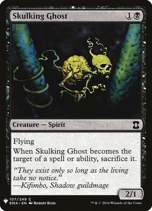Skulking Ghost Card Front