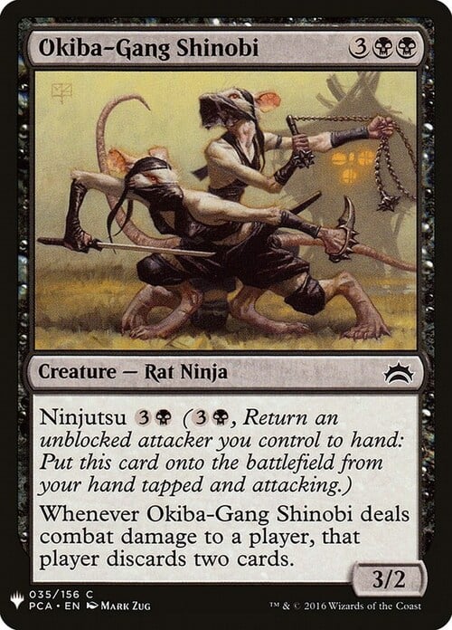 Okiba-Gang Shinobi Card Front