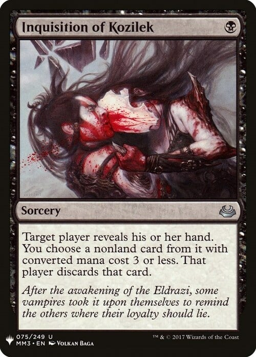 Inquisition of Kozilek Card Front