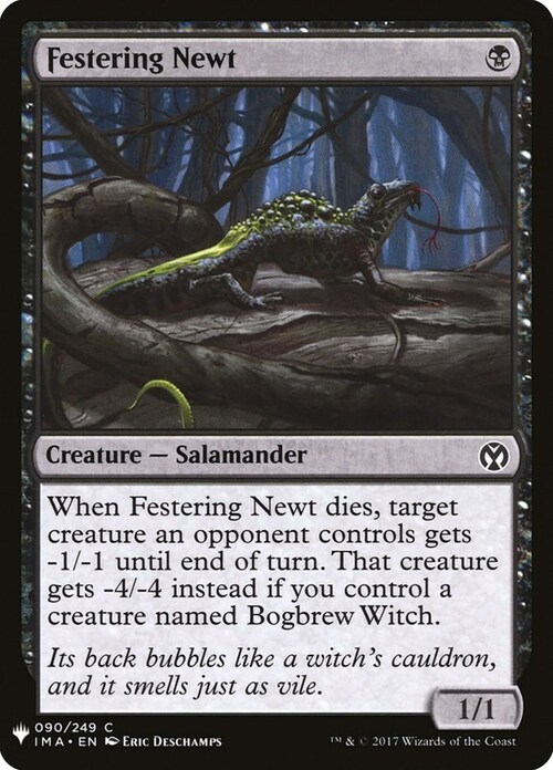 Festering Newt Card Front