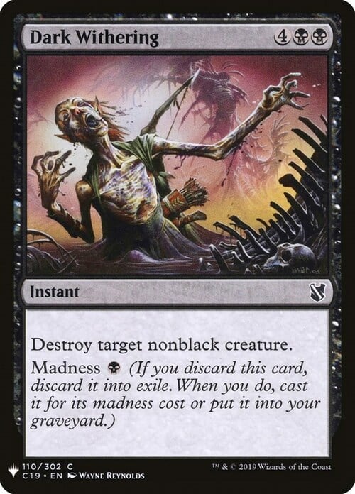 Dark Withering Card Front