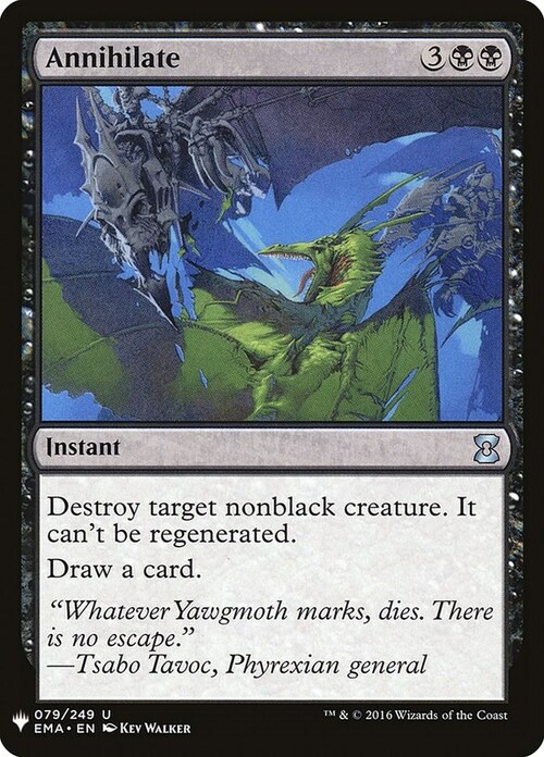 Annihilate Card Front
