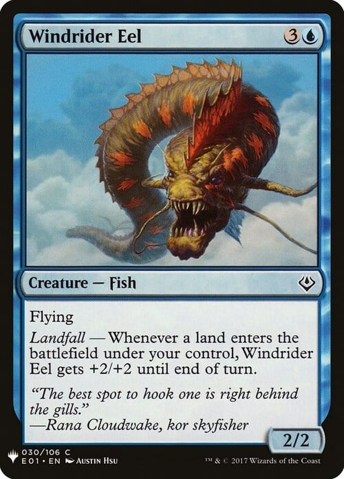 Windrider Eel Card Front
