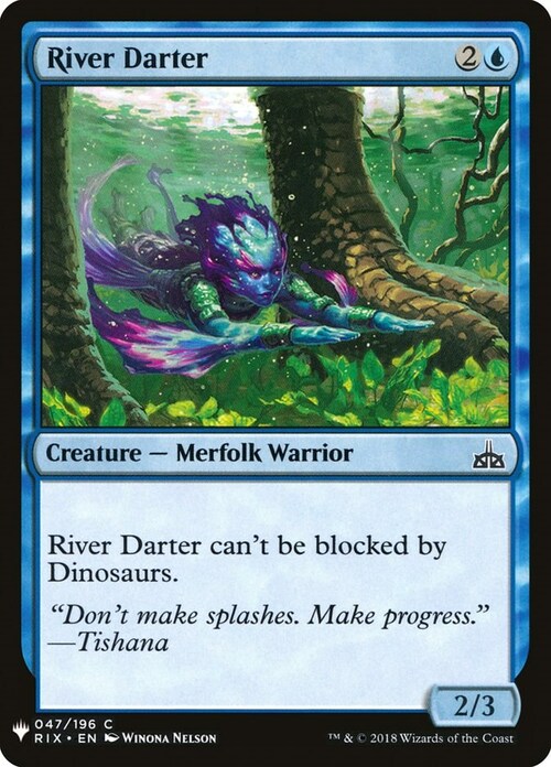 River Darter Card Front
