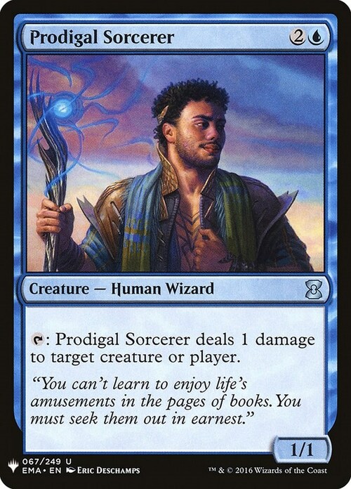 Prodigal Sorcerer Card Front