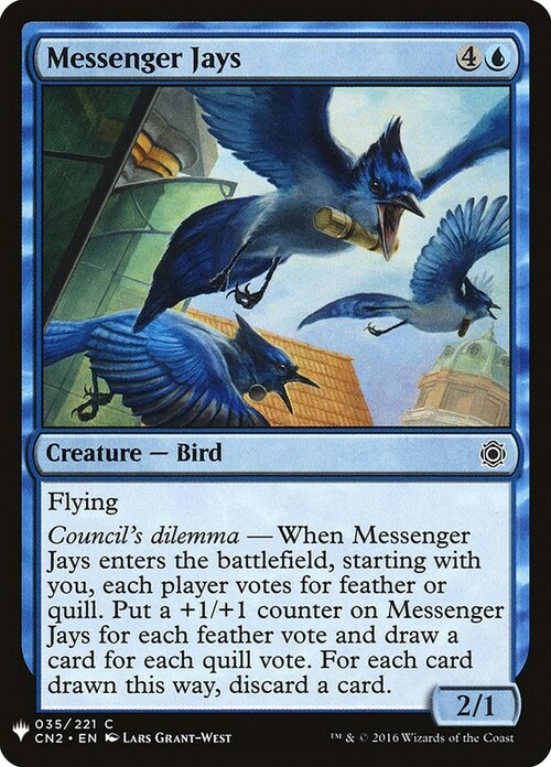 Messenger Jays Card Front