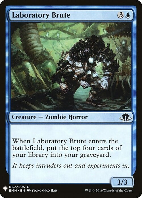 Laboratory Brute Card Front