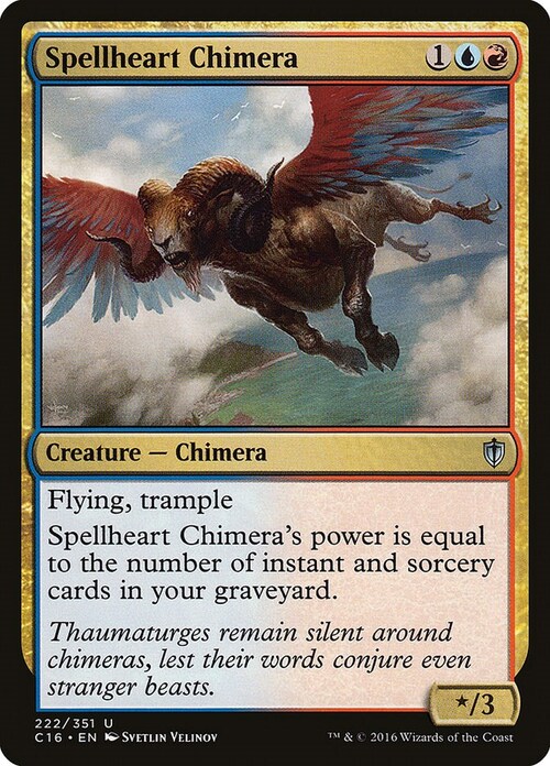 Spellheart Chimera Card Front