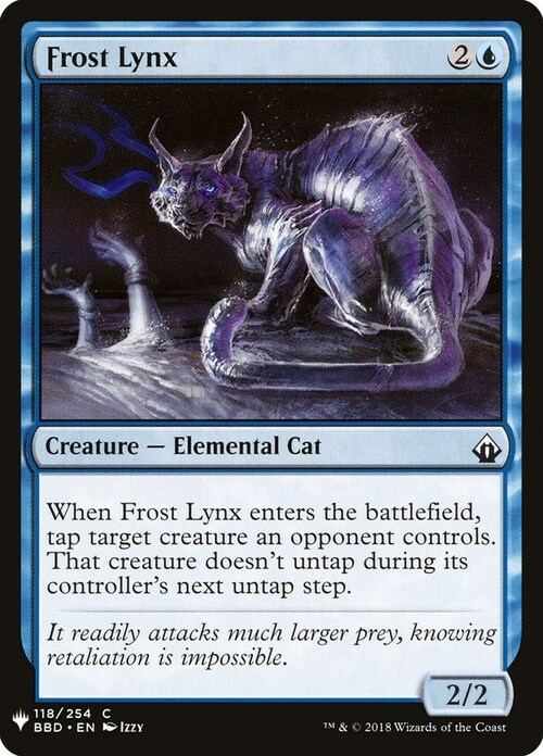 Frost Lynx Card Front