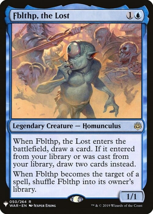Fblthp, the Lost Card Front