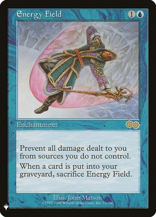 Energy Field Card Front