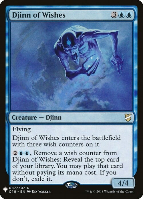 Djinn of Wishes Card Front