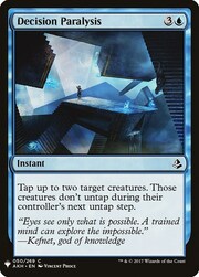 Decision Paralysis 050