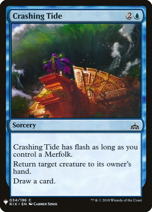 Crashing Tide Card Front