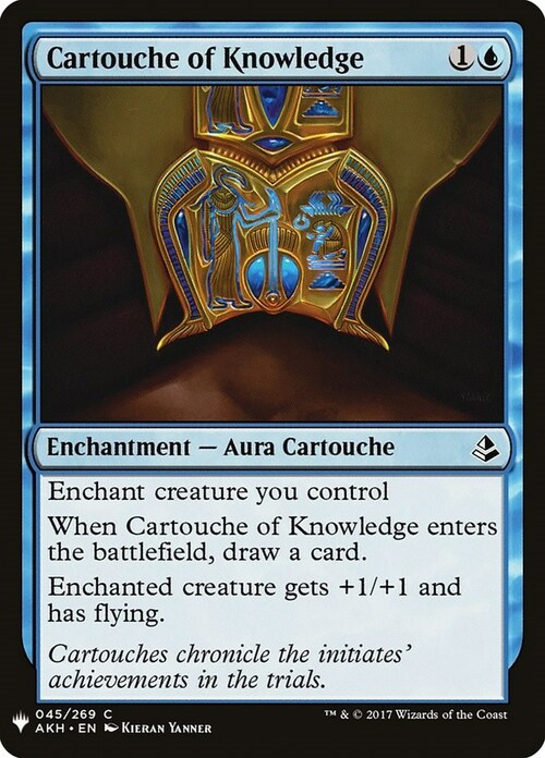 Cartouche of Knowledge Card Front
