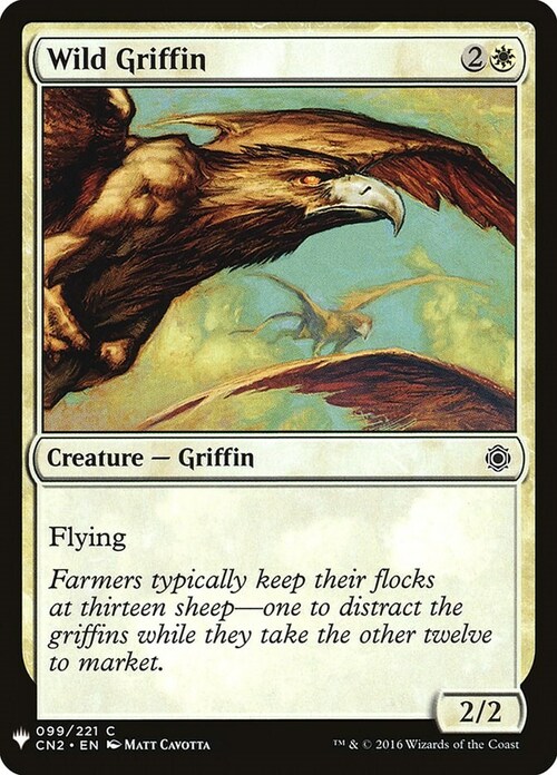 Wild Griffin Card Front