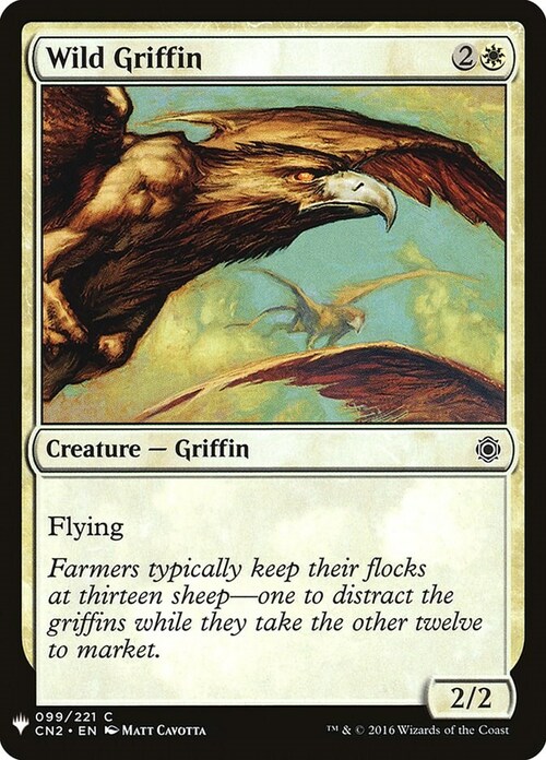 Wild Griffin Card Front