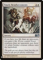 Timely Reinforcements 040