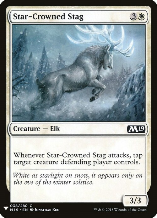 Star-Crowned Stag Card Front