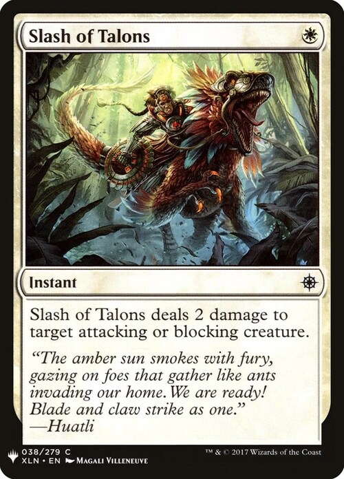 Slash of Talons Card Front