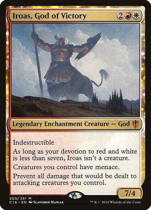 Iroas, dios de la victoria Frente
