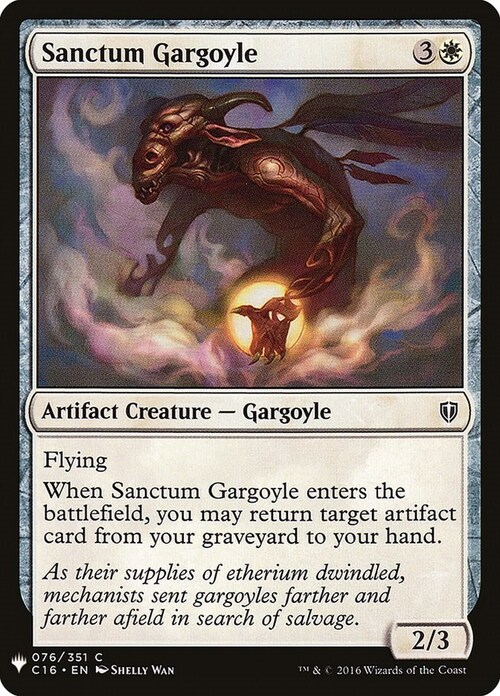 Sanctum Gargoyle Card Front