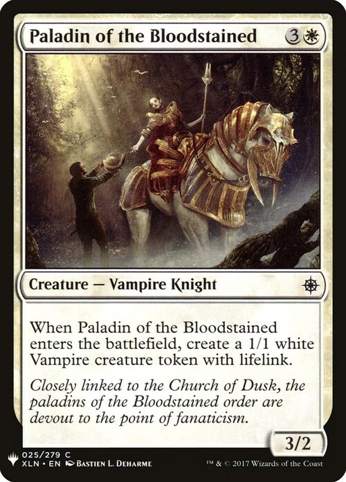 Paladin of the Bloodstained Card Front