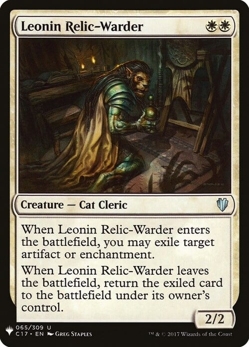 Leonin Relic-Warder Card Front