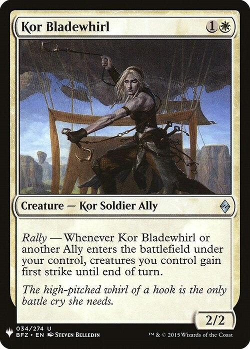 Kor Bladewhirl Card Front