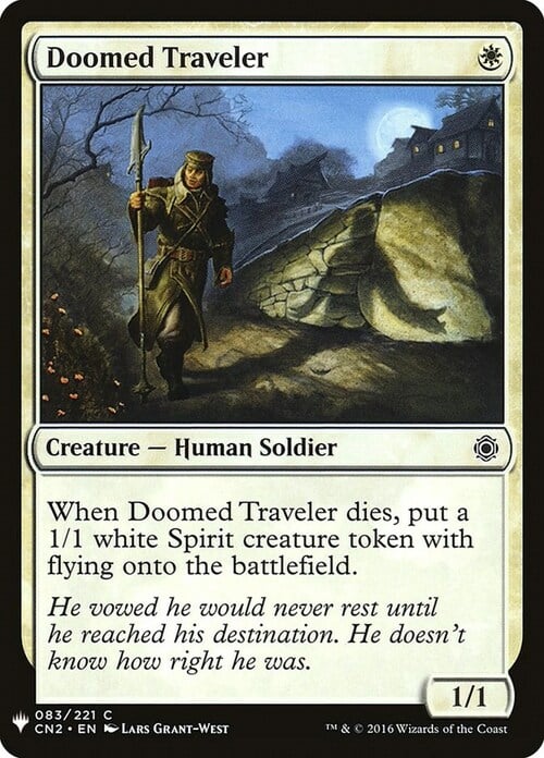 Doomed Traveler Card Front