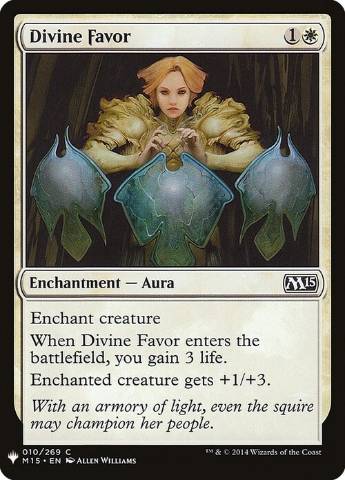 Divine Favor Card Front