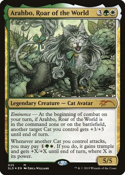 Arahbo, Roar of the World Card Front