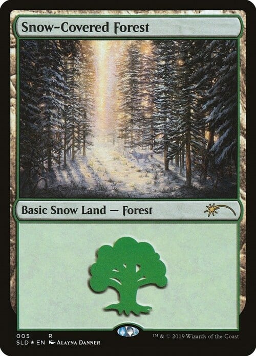 Bosque nevado Frente