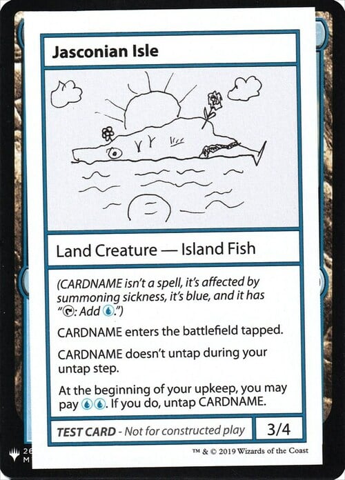Jasconian Isle Card Front