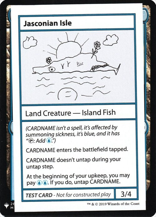 Jasconian Isle Card Front