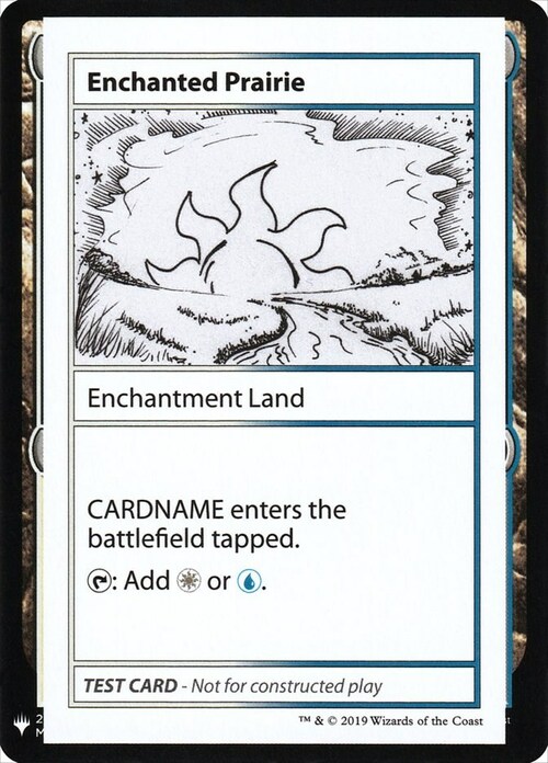 Enchanted Prairie Card Front