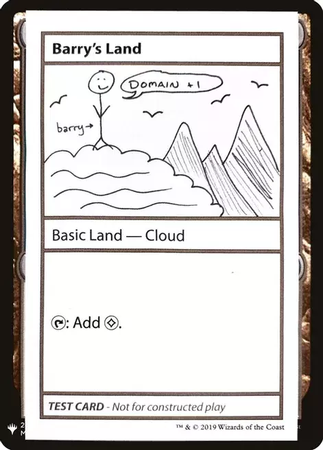 Barry's Land Card Front