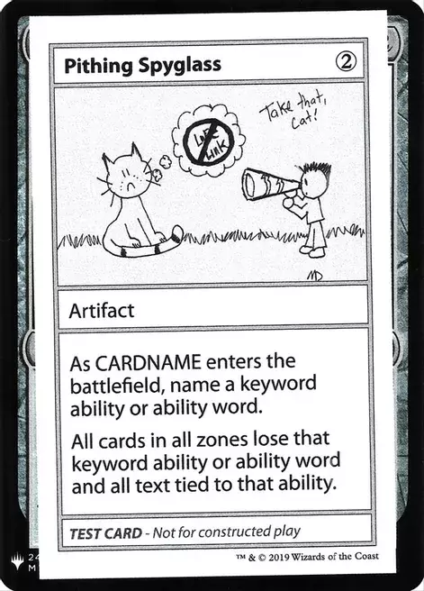Pithing Spyglass Card Front