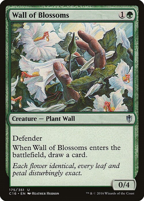 Wall of Blossoms Card Front