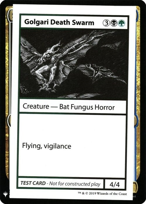 Golgari Death Swarm Card Front