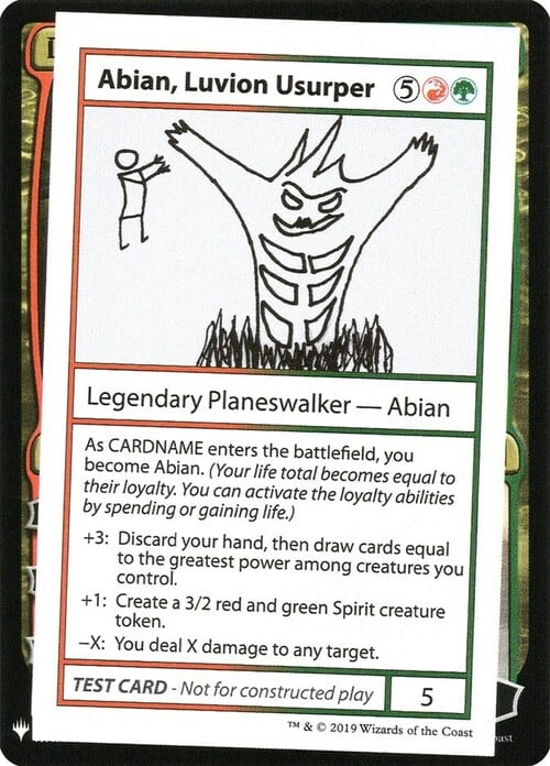 Abian, Luvion Usurper Card Front