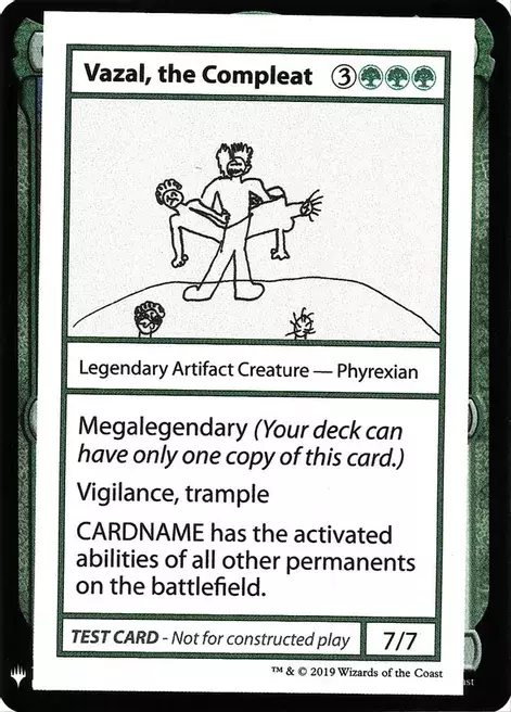 Vazal, the Compleat Card Front