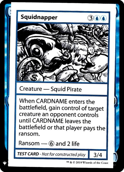 Squidnapper Card Front