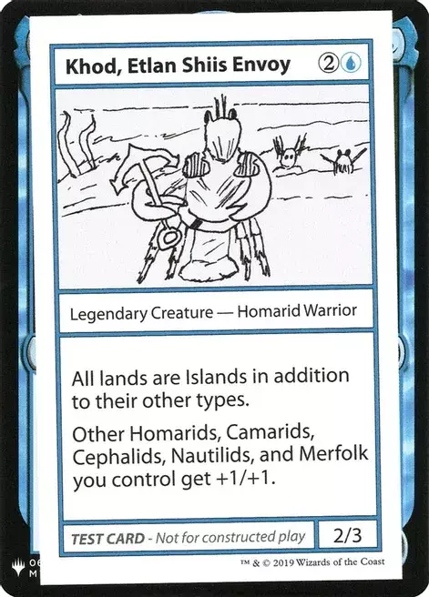 Khod, Etlan Shiis Envoy Card Front