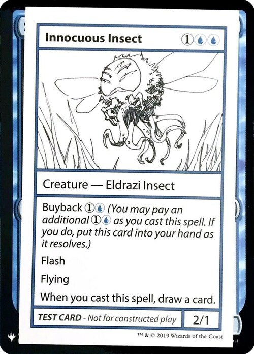 Innocuous Insect Card Front