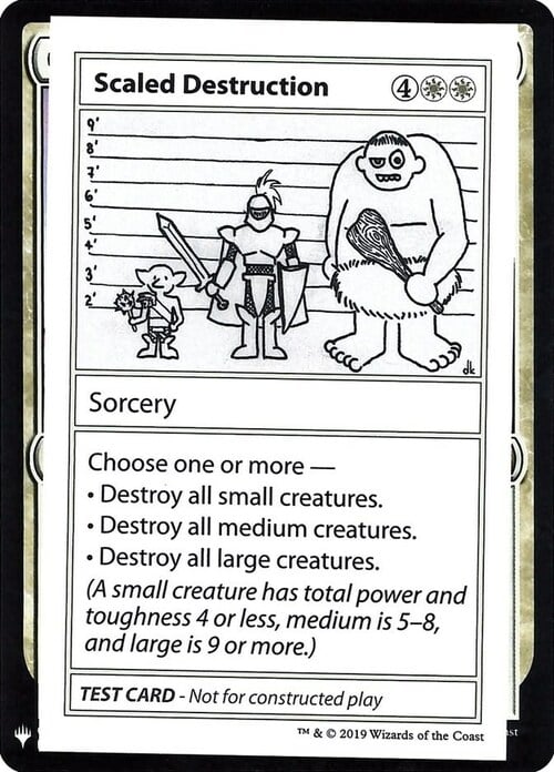 Scaled Destruction Card Front