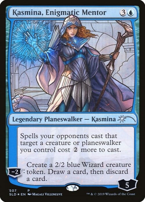 Kasmina, Enigmatic Mentor Card Front