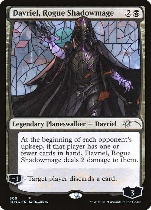 Davriel, Rogue Shadowmage Card Front